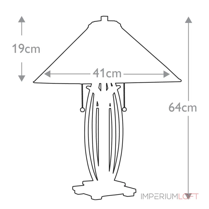 Настольная лампа Quoizel Asheville QZ-ASHEVILLE-TL от ImperiumLoft