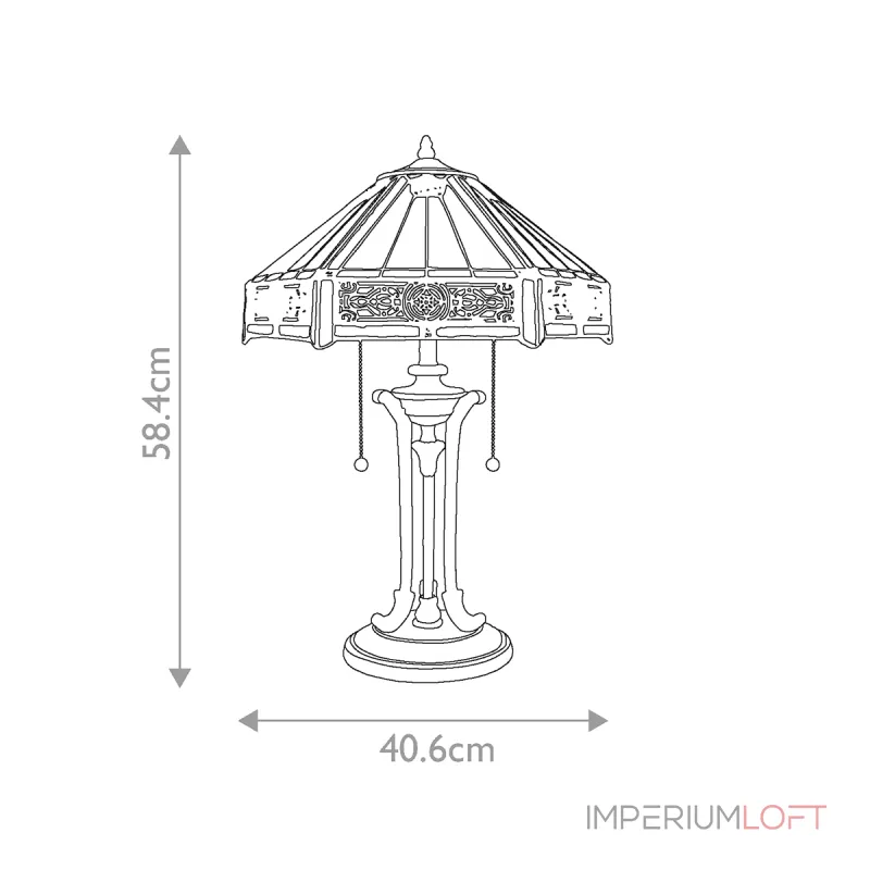 Настольная лампа Quoizel Indus QZ-INDUS-TL от ImperiumLoft Настольная лампа Quoizel Indus QZ-INDUS-TL от ImperiumLoft