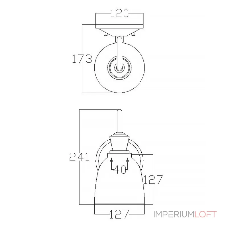 Бра для ванных комнат Kichler Cora KL-CORA1-BATH от ImperiumLoft