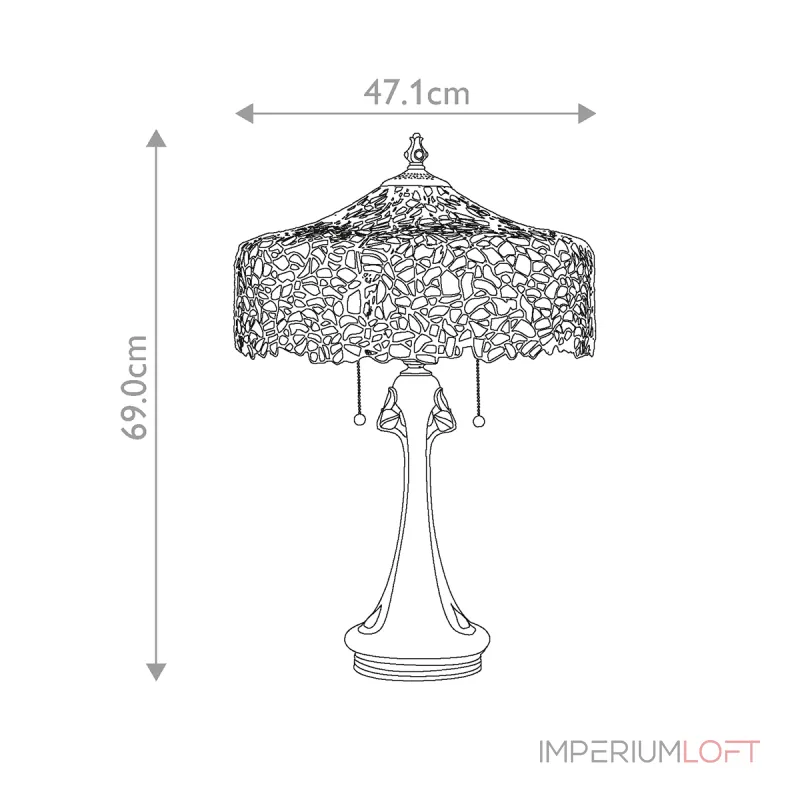 Настольная лампа Quoizel Cobalt QZ-COBALT-TL от ImperiumLoft Настольная лампа Quoizel Cobalt QZ-COBALT-TL от ImperiumLoft