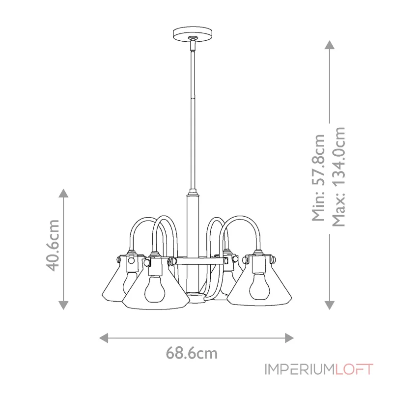 Люстра Hinkley Congress HK-CONGRESS4-A-CM от ImperiumLoft
