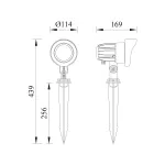 Ландшафтный свет Natural Concepts Dwell NC-003729-DG от ImperiumLoft
