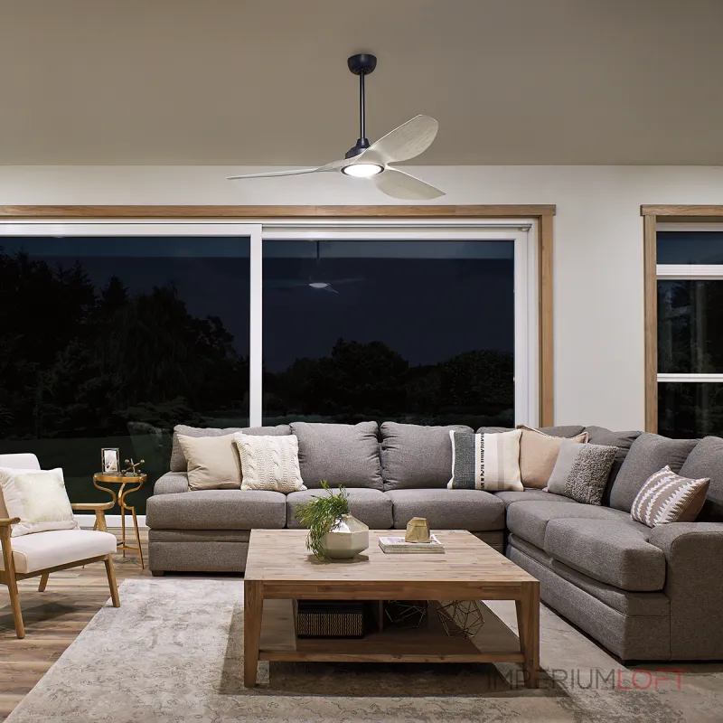 Люстра-вентилятор Kichler Imari KLF-IMARI-65-SBK от ImperiumLoft Люстра-вентилятор Kichler Imari KLF-IMARI-65-SBK от ImperiumLoft