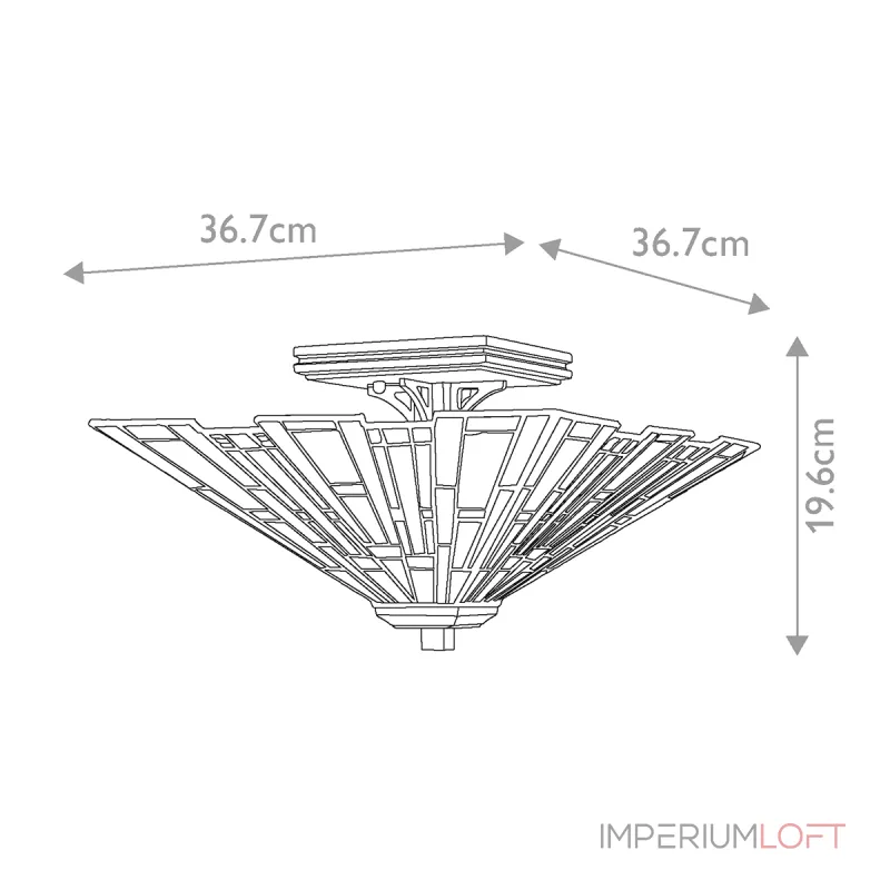 Потолочный светильник Quoizel Maybeck QZ-MAYBECK-F от ImperiumLoft Потолочный светильник Quoizel Maybeck QZ-MAYBECK-F от ImperiumLoft