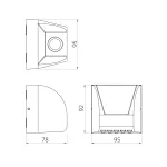 Настенный фонарь Natural Concepts Dwell NC-003031-DG от ImperiumLoft