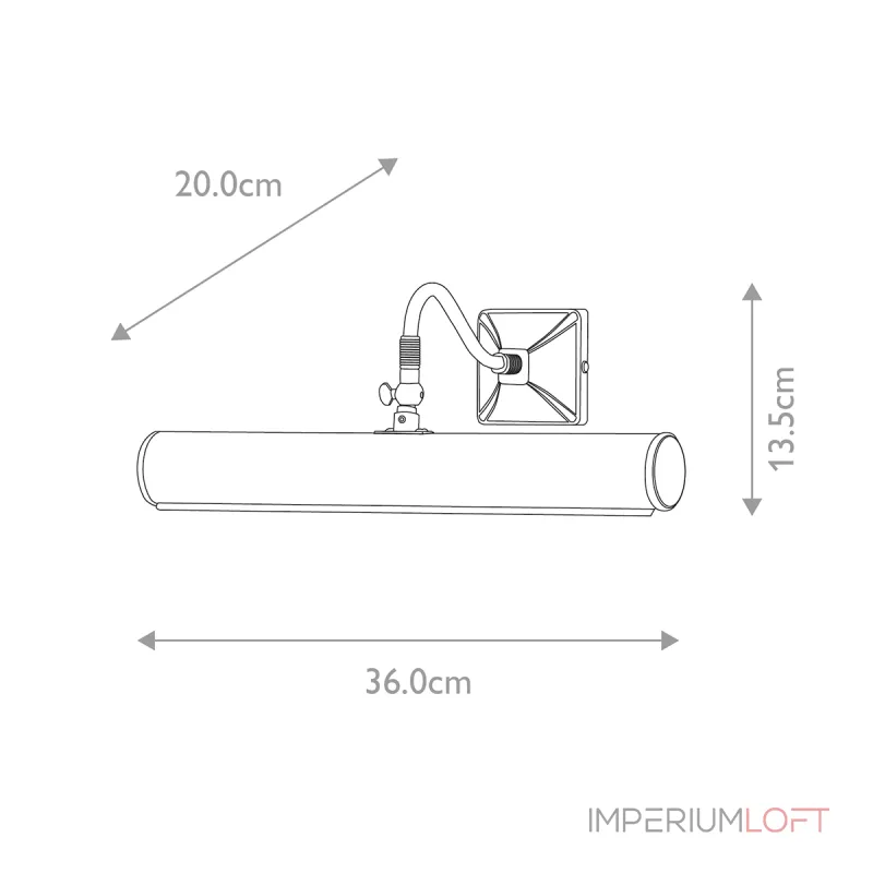 Светильник для картин Elstead Lighting Picture light PL1-20-BB от ImperiumLoft Светильник для картин Elstead Lighting Picture light PL1-20-BB от ImperiumLoft