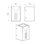 Настенный фонарь Natural Concepts Dwell NC-003333-DG от ImperiumLoft