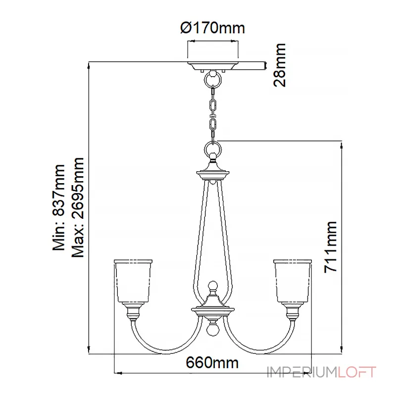 Люстра Kichler Waverly KL-WAVERLY5-NBR от ImperiumLoft