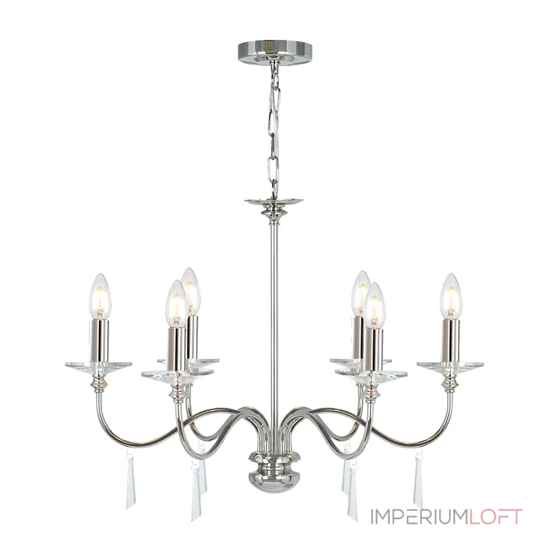 Люстра Elstead Lighting Finsbury park FP6-POL-NICKEL от ImperiumLoft Люстра Elstead Lighting Finsbury park FP6-POL-NICKEL от ImperiumLoft
