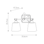 Бра для ванных комнат Feiss Concord FE-CONCORD2-BATH от ImperiumLoft