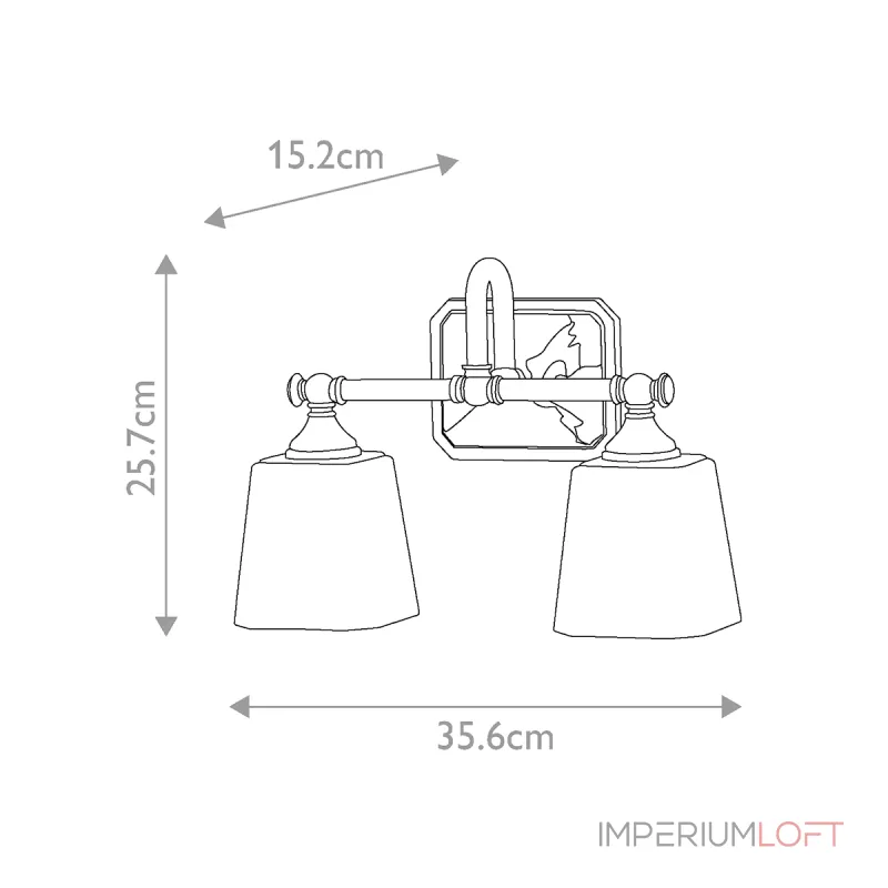 Бра для ванных комнат Feiss Concord FE-CONCORD2-BATH от ImperiumLoft Бра для ванных комнат Feiss Concord FE-CONCORD2-BATH от ImperiumLoft