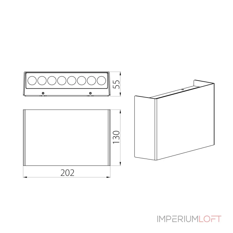 Настенный фонарь Natural Concepts Dwell NC-003328-DG от ImperiumLoft Настенный фонарь Natural Concepts Dwell NC-003328-DG от ImperiumLoft