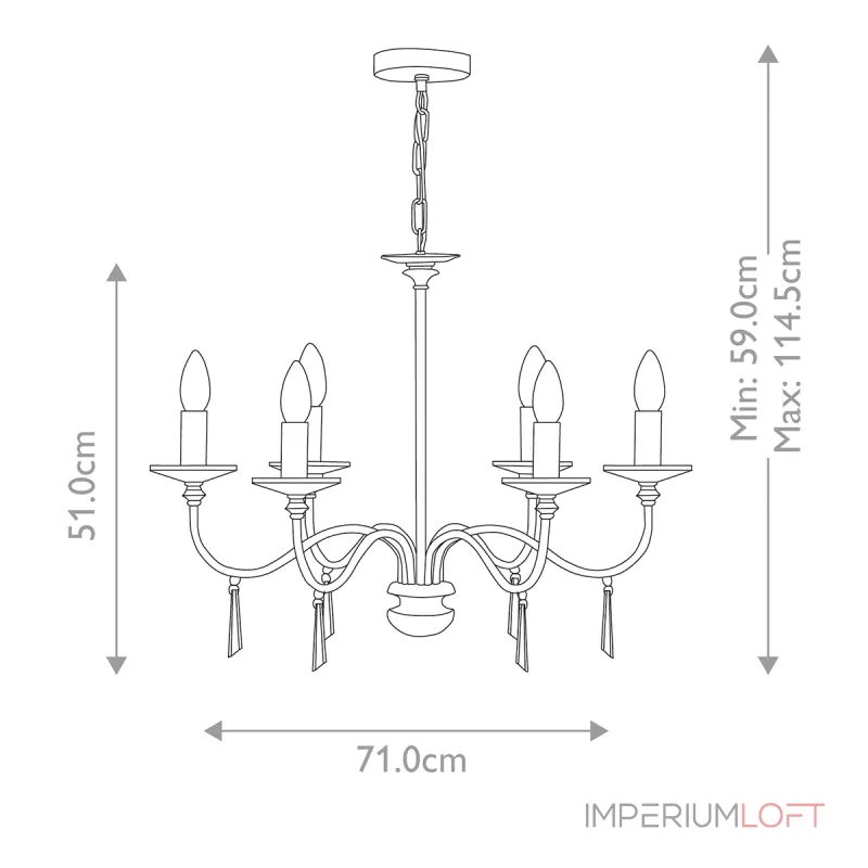 Люстра Elstead Lighting Finsbury park FP6-POL-NICKEL от ImperiumLoft Люстра Elstead Lighting Finsbury park FP6-POL-NICKEL от ImperiumLoft