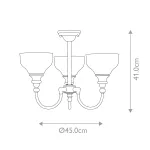 Люстра для ванной Elstead Lighting Cheadle BATH-CD3 от ImperiumLoft