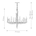 Люстра Hinkley Spyre HK-SPYRE6C-CPG от ImperiumLoft