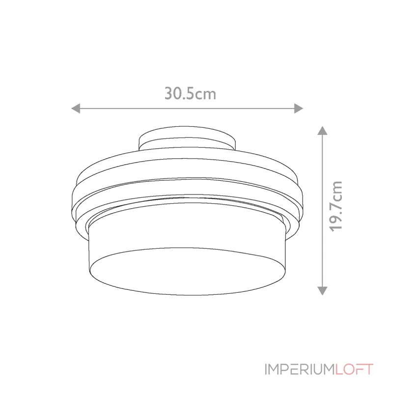 Потолочный светильник Kichler Grand bank KL-GRAND-BANK-SF от ImperiumLoft