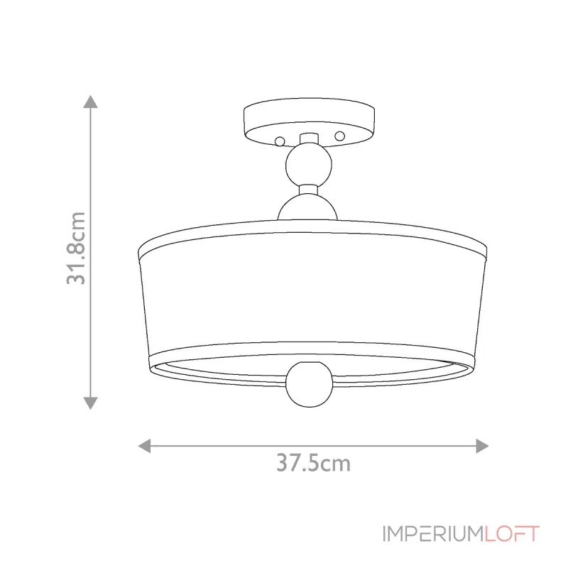 Потолочный светильник Hinkley Zelda HK-ZELDA-SF-PN от ImperiumLoft Потолочный светильник Hinkley Zelda HK-ZELDA-SF-PN от ImperiumLoft
