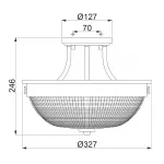 Потолочный светильник Quoizel Mantle QZ-MANTLE-SF-WS от ImperiumLoft