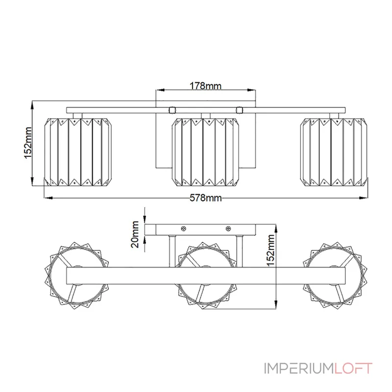 Бра для ванной Quoizel Divine QZ-DIVINE3-PC-BATH от ImperiumLoft Бра для ванной Quoizel Divine QZ-DIVINE3-PC-BATH от ImperiumLoft