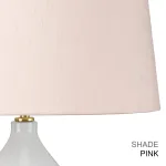 Настольная лампа Elstead Lighting Isla ISLA-AB-TL-PINK от ImperiumLoft