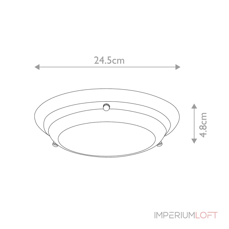 Потолочный светильник для ванной комнаты Elstead Lighting Welland WELLAND-F-S-PC от ImperiumLoft