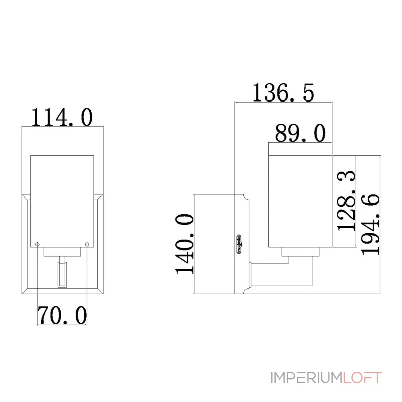 Бра для ванной Quoizel Taylor QZ-TAYLOR1S-BATH от ImperiumLoft Бра для ванной Quoizel Taylor QZ-TAYLOR1S-BATH от ImperiumLoft