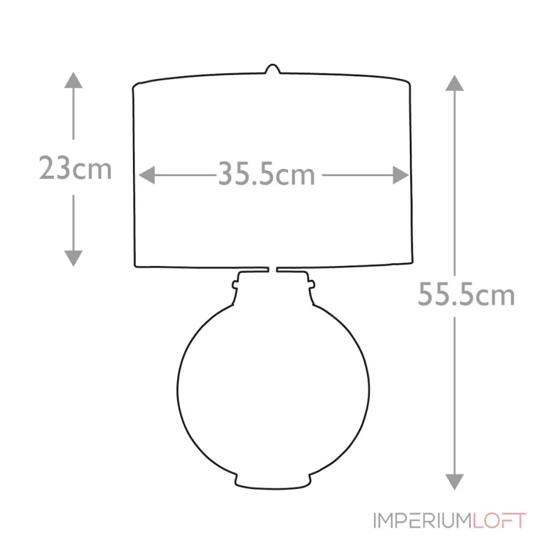 Настольная лампа Elstead Lighting Kara DL-KARA-TL-BLUE от ImperiumLoft