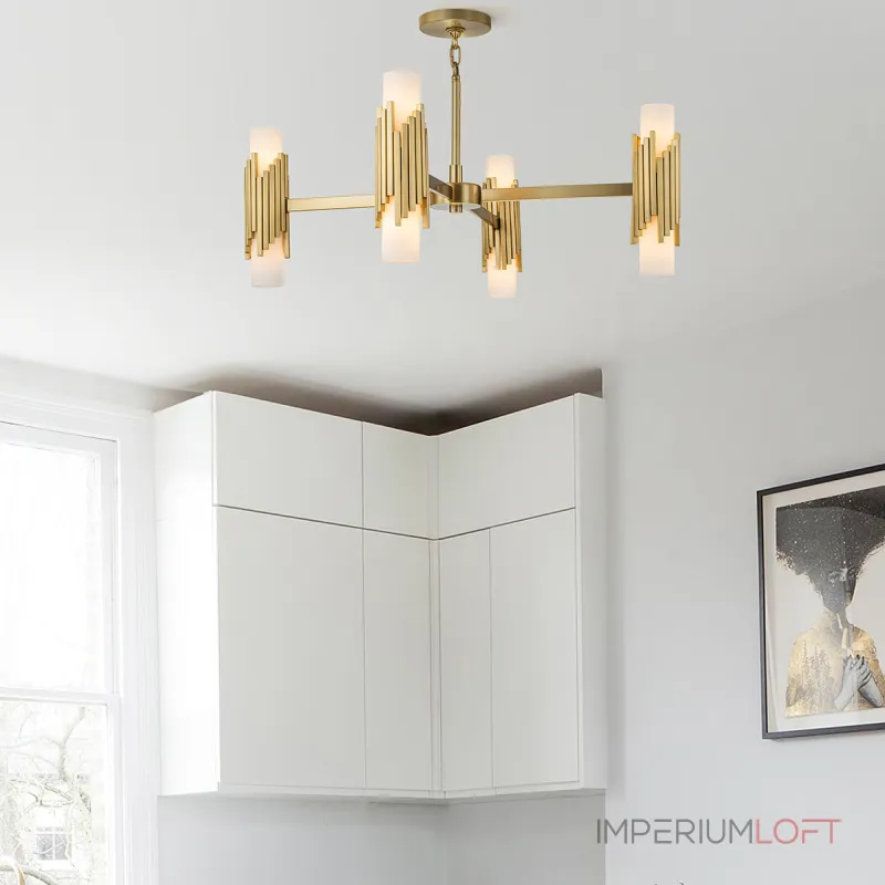 Люстра Elstead Lighting Marvele MARVELE8-AB-OPAL от ImperiumLoft