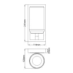 Бра для ванных комнат Feiss Amalia FE-AMALIA1-SBATH от ImperiumLoft