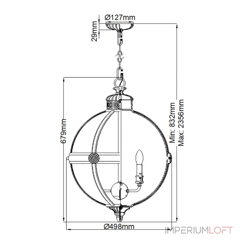 Подвесной светильник Feiss Adams FE-ADAMS-4P-BRZ от ImperiumLoft Подвесной светильник Feiss Adams FE-ADAMS-4P-BRZ от ImperiumLoft