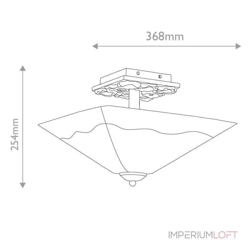 Потолочный светильник Flambeau Star STAR-F-S-DG от ImperiumLoft