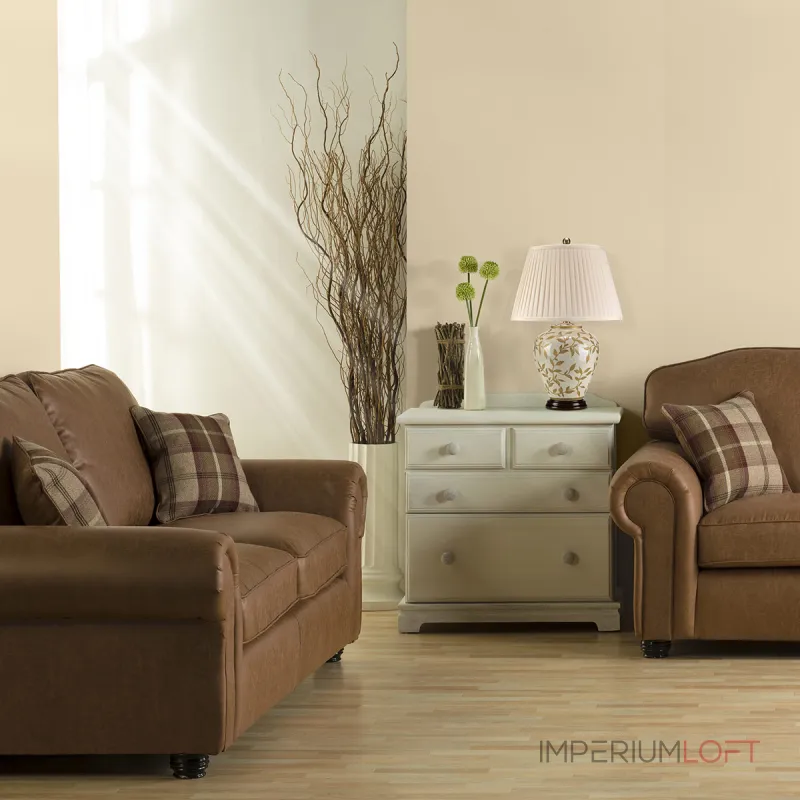 Настольная лампа Elstead Lighting Leaves br gl LEAVES-BR-GL-TL от ImperiumLoft