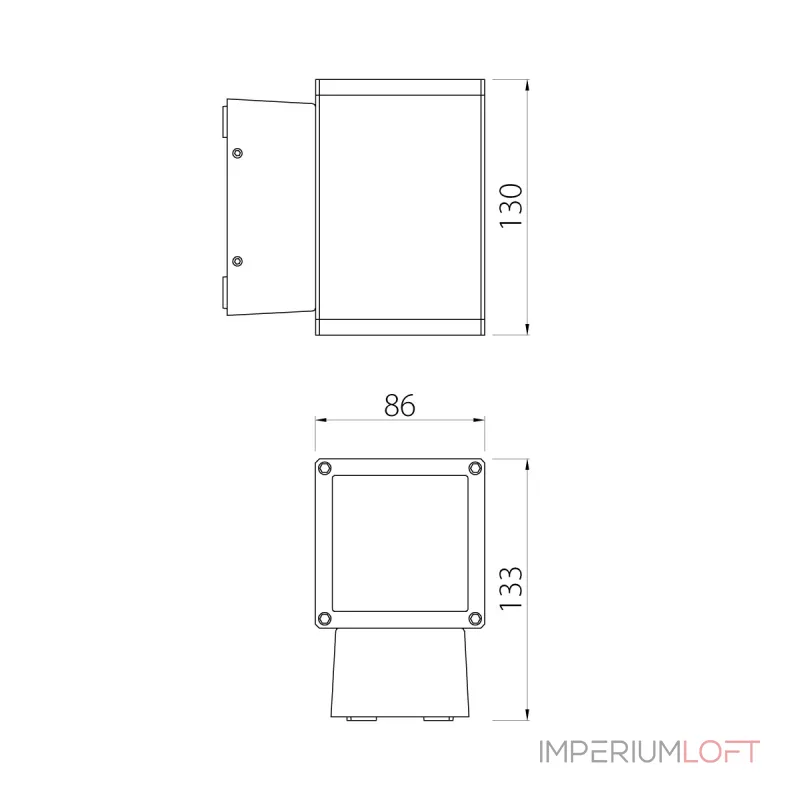 Настенный фонарь Natural Concepts Dwell NC-803471-DG от ImperiumLoft