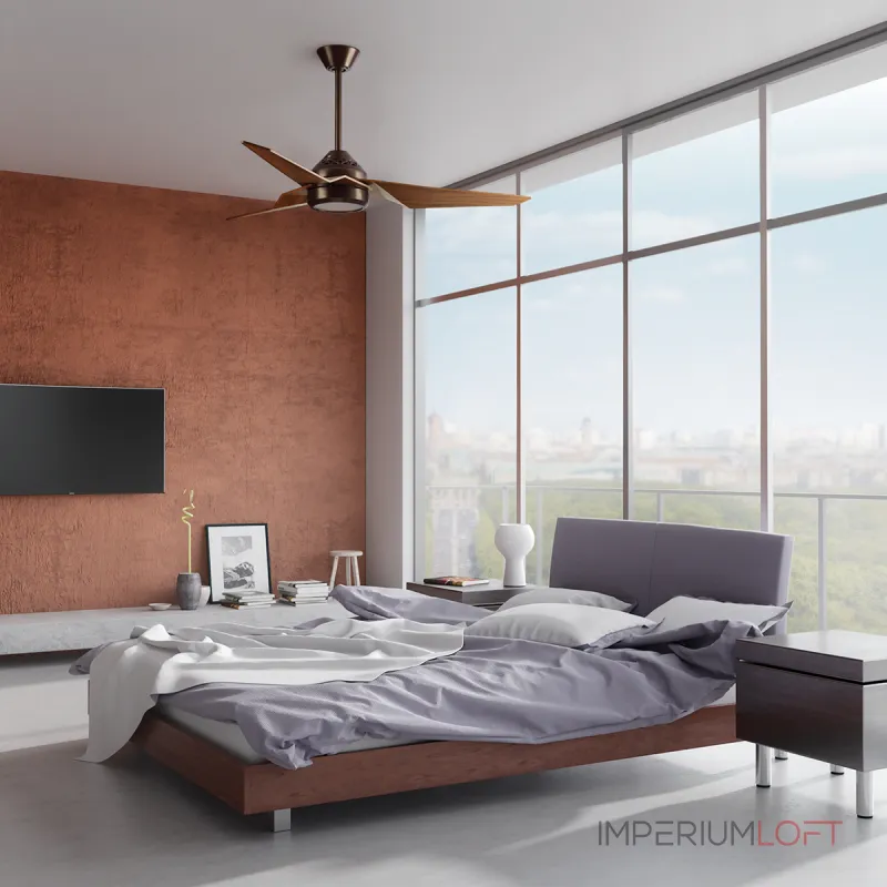 Потолочный вентилятор Kichler Jade KLF-JADE-60-BB от ImperiumLoft