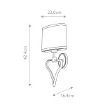 Бра для ванных комнат Elstead Lighting Falmouth BATH-FALMOUTH-PC от ImperiumLoft
