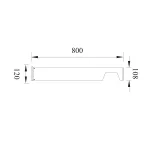 Фонарный столб Natural Concepts Dwell NC-043231-80-DG от ImperiumLoft