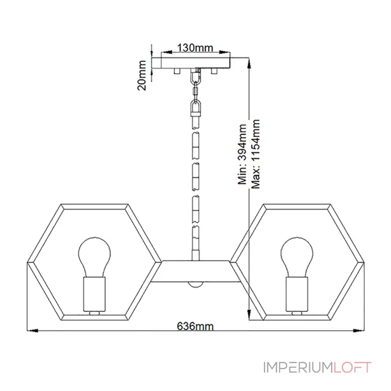 Люстра Quoizel Bismarck QZ-BISMARCK5-EK от ImperiumLoft
