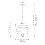 Подвесной светильник Flambeau South beach FB-SOUTHBEACH-P от ImperiumLoft