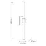 Настенный фонарь Kichler Nocar KL-NOCAR-L-BK от ImperiumLoft