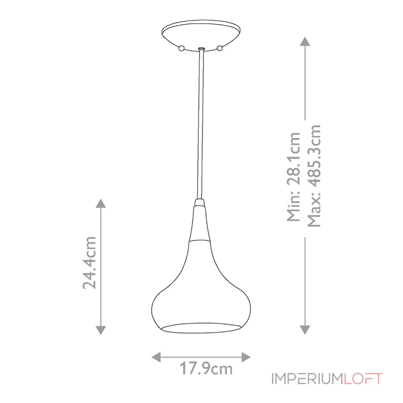 Подвесной светильник Feiss Beso FE-BESO-P-S-DBZ от ImperiumLoft