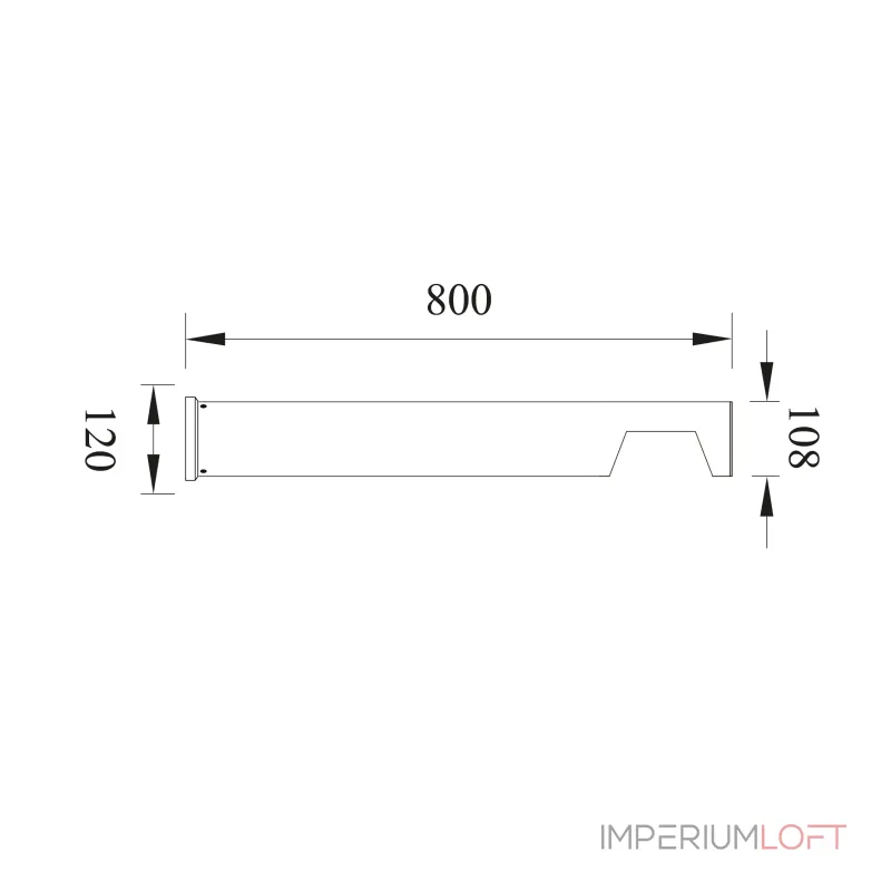 Фонарный столб Natural Concepts Dwell NC-043231-80-SB от ImperiumLoft