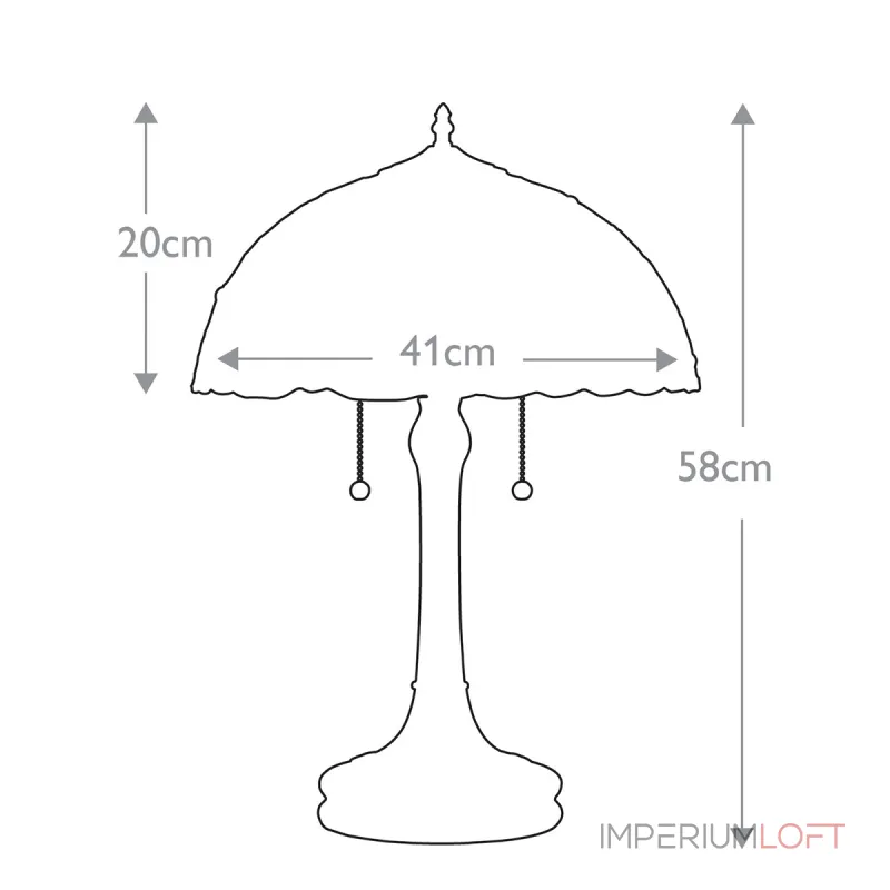 Настольная лампа Quoizel Larissa QZ-LARISSA-TL от ImperiumLoft Настольная лампа Quoizel Larissa QZ-LARISSA-TL от ImperiumLoft