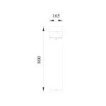 Фонарный столб Natural Concepts Dwell NC-003235-80-DG от ImperiumLoft