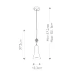 Подвесной светильник Elstead Lighting Etoile ETOILE-P-S-AB от ImperiumLoft