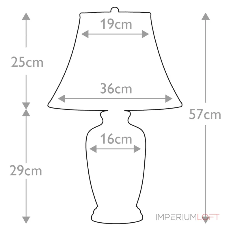 Настольная лампа Elstead Lighting Blue g jar BLUE-G-JAR-TL от ImperiumLoft