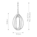 Подвесной светильник Kichler Rosalie KL-ROSALIE-P от ImperiumLoft