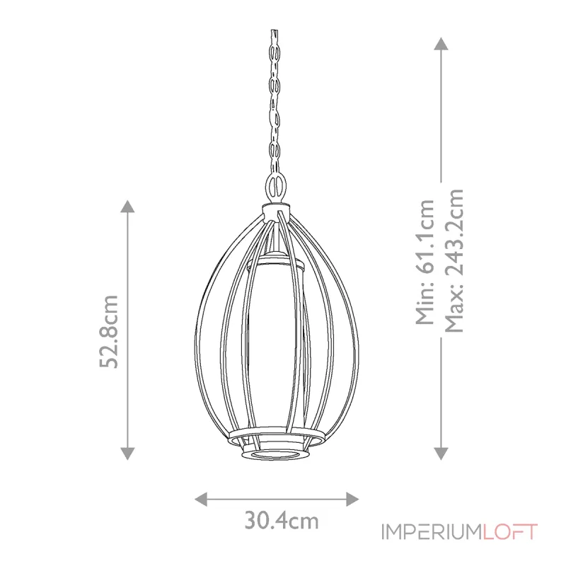 Подвесной светильник Kichler Rosalie KL-ROSALIE-P от ImperiumLoft