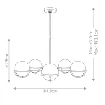 Люстра Feiss Apollo (fe) FE-APOLLO5-BB от ImperiumLoft