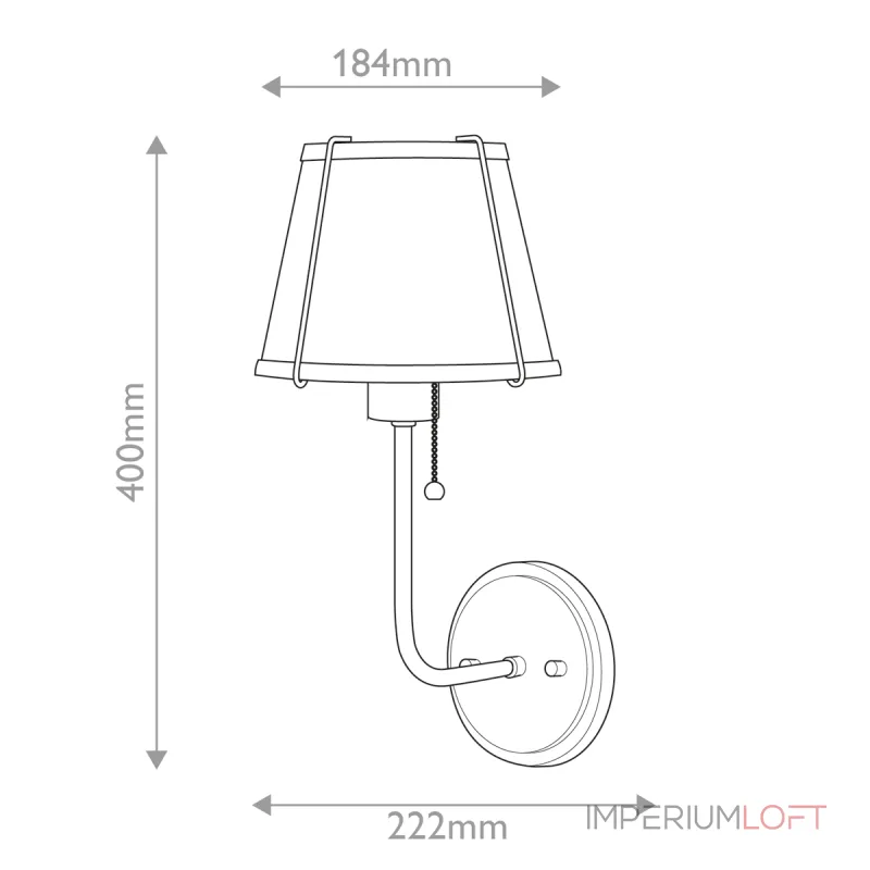 Бра Hinkley Clarke HK-CLARKE1-PN-WH от ImperiumLoft Бра Hinkley Clarke HK-CLARKE1-PN-WH от ImperiumLoft