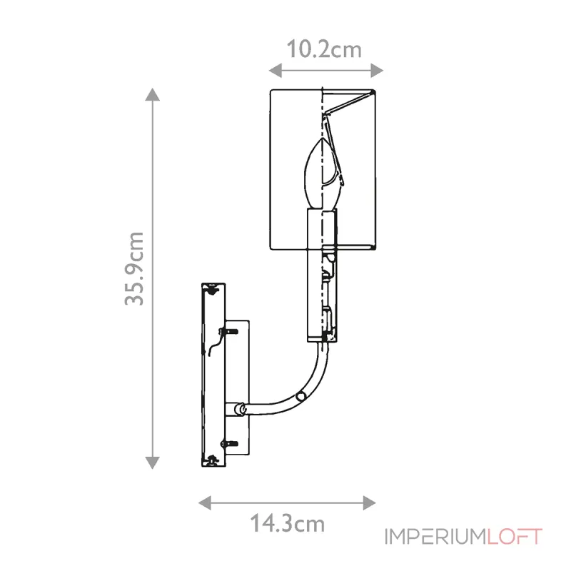 Бра Feiss Brianna FE-BRIANNA1-PN от ImperiumLoft Бра Feiss Brianna FE-BRIANNA1-PN от ImperiumLoft